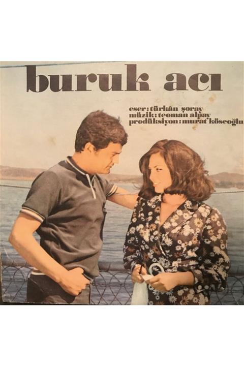 mazi plak Gönül Yazar - Buruk Acı - Yerli 45'lik Plaklar