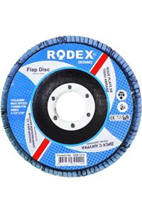 Badem10 Rodex Zirkonyum Oksit Avuç Içi Taşlama Flap Disk Zımpara 115 mm 120 Kum