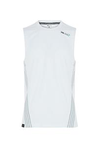 Gymlegend Erkek Beyaz Mikro Polyester Performans Antrenman Sporcu Atlet