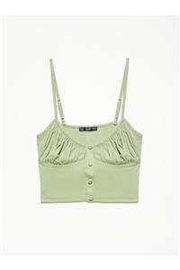 Dilvin Askılı Crop Top Büstiyer