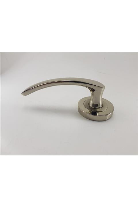 NSP Çelik Kapı Kolu Prinç Milas Nikel Saten Sol