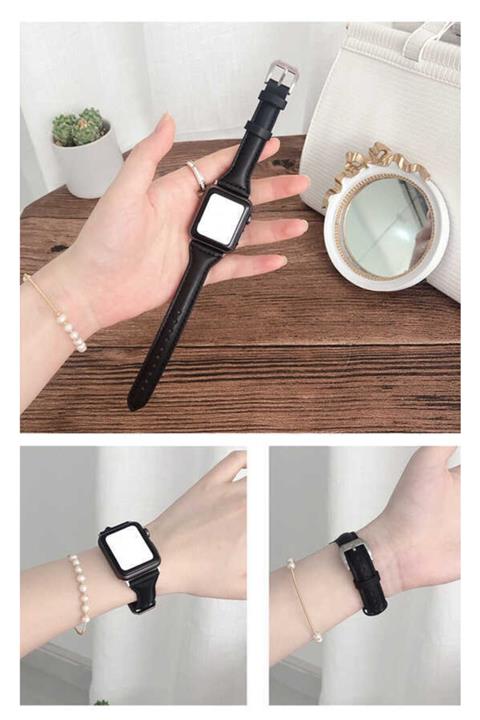 noktaks Apple Watch Uyumlu Deri Kordon 44mm Krd-28
