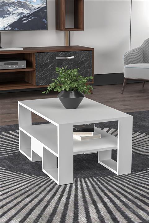 Ardeno Miray Orta Sehpa Beyaz