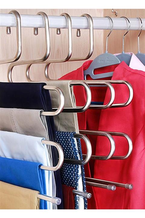 Go İthalat Pantolon Askısı 5 Katlı