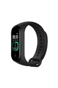 JUNGLEE M5 Akıllı Bileklik Sıcaklık Ölçer Adımsayar Saat Renkli Ekran Smart Bracelet