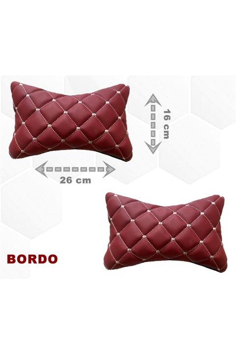 Point Fiat Marea Oto Koltuk Boyunluk Suni Deri Ve Jarse 2 Adet