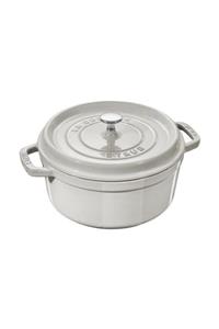STAUB La Cocotte Döküm Tencere, 24 Cm | Trüf Beyazı | Yuvarlak | Döküm Demir