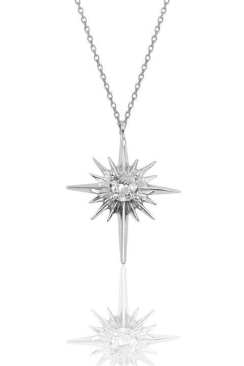 Söğütlü Silver Gümüş Kutup Yıldızı Modeli Kolye Sgtl10077