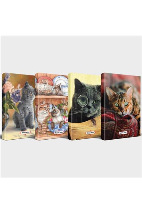 Halk Kitabevi Kedili Defter Seti - 4 Defter V3