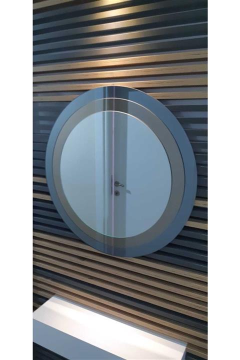 Şişecam Özel Tasarım Yuvarlak Dresuar Aynası Konsol Aynası Duvar Aynası Lavabo Aynası 70 Cm Çap