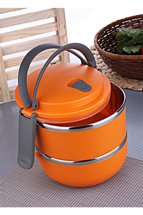 mymodahome Sefer Tası Yemek Termosu Saklama Kabı Termosu 2li - Çelik