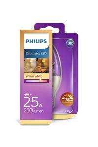 232ELEKTRİK 232philips 4w =25w / Dim Edilebilir / Sarı Parlak Işık / E14 Duy /