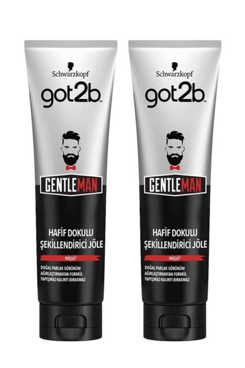 Schwarzkopf Got2b Gentleman Hafif Dokulu Şekillendirici Jöle 150 ml X2