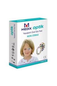 MEDİX Optik Yapışkanlı Oval Göz Pedi Çocuk 10 Adet