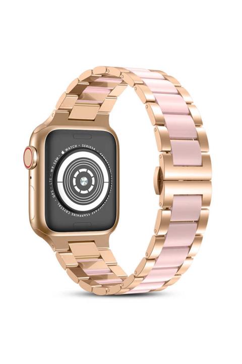 WIWU Apple Watch 40mm Kordon Wiwu Resin Steel Belt Metal Kordon