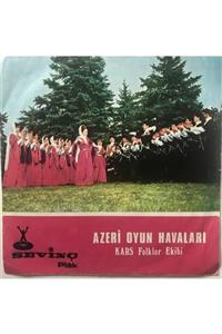 mazi plak Azeri Oyun Havaları Kars Folklor Ekibi Şeyh Şamil Yerli 45'lik Plaklar