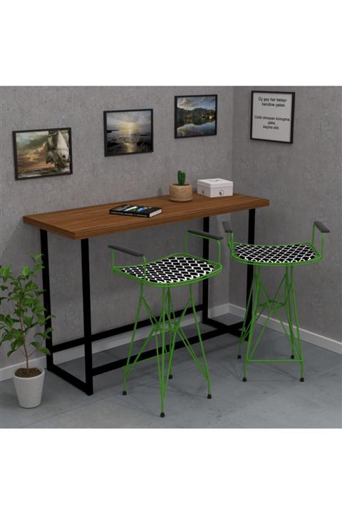 Kenzlife Knsz kafes tel bar taburesi 1 li artis65 yşlviona kolçaklı ofis cafe bahçe mutfak