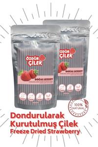 Özgür Çilek Dondurularak Kurutulmuş Çilek 2'li Paket Net 15 Gr X 2 Adet