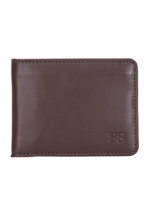 PLM Pier Kişiselleştirilebilir Deri Erkek Cüzdan Rst4 Kahverengi
