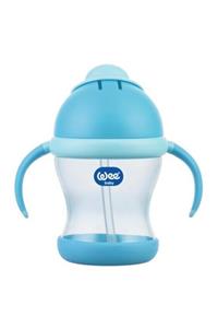 Wee Baby Pipetli Bardak Kulplu 200ml | Mavi (kod:170)