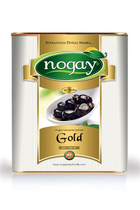 Nogay Zeytincilik Gold Siyah Zeytin 201-230 Cal