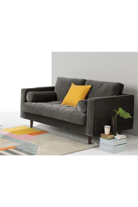 Decoraev Ürgüp Ikili Koltuk Kanepe - Antrasit