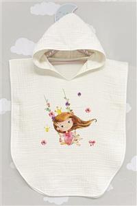 BabyLimon Quenn 4 Kat Müslin Kapüşonlu Panço - For Baby Serisi