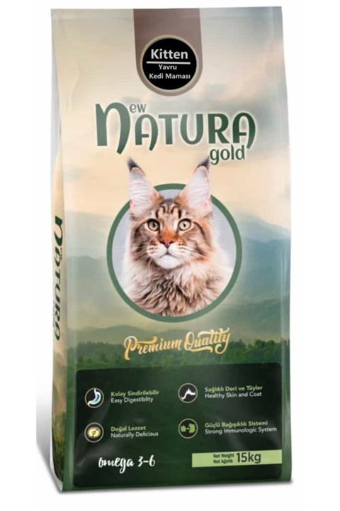 natura New Gold Kitten-tavuk 15 Kg Kedi Maması