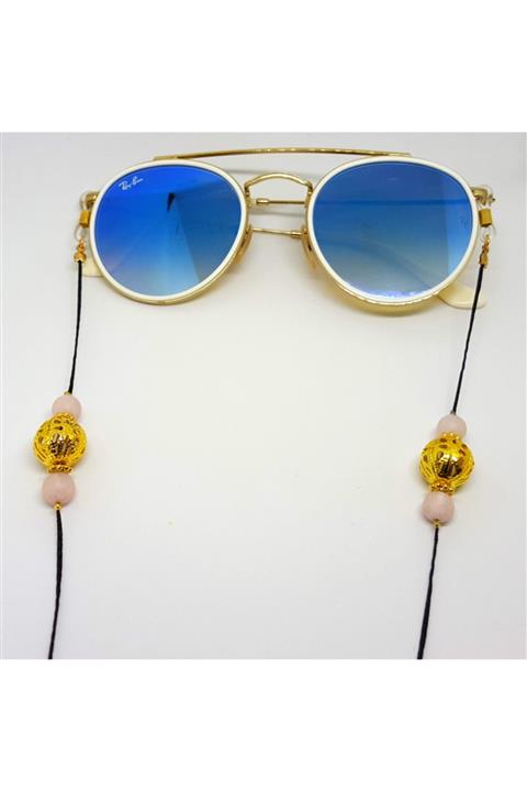 3 Çınar Assos Stone Serisi Doğal Necef Taşlı Gözlük Ipi