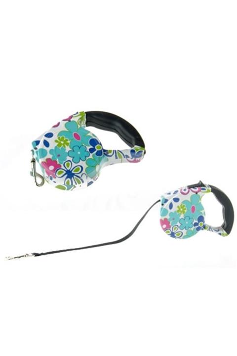 Aden Concept Desenli Mekanizmalı Köpek Tasması - 5 Metre