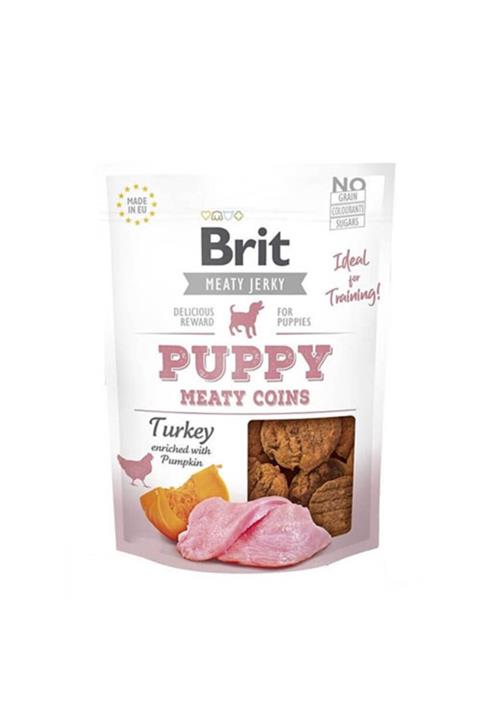 Brit Care Brit Meaty Coins Puppy Hindi Etli Ve Balkabaklı Yavru Köpek Ödül Maması 80 Gr