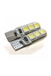 Eymen T10 Park Led Silikonlu 12v T10 Yüksek Işık Park Led Ampülü