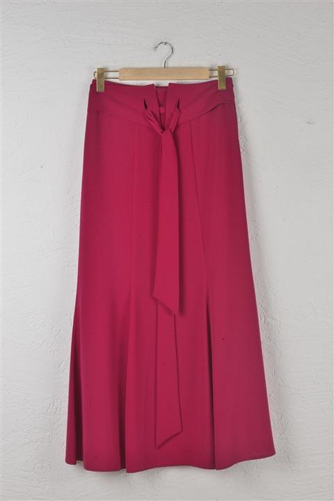 TRENDPARK Kadın Kemer Bağlama Modelli Etek