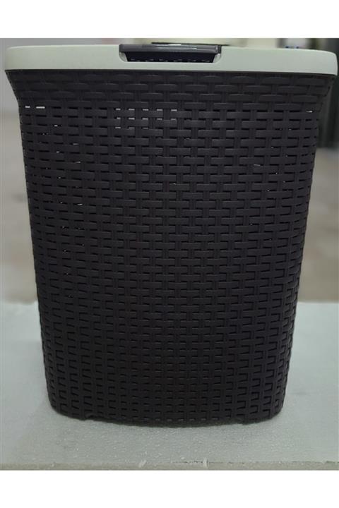 hırdavatçım52 Rattan Kirli Çamaşır Sepeti 55lt