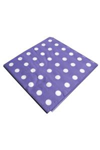 NEWOTO Peçete Puantiyeli Mor 33x33 Pk:20