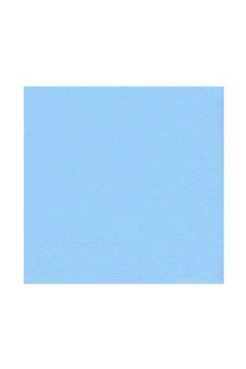 NEWOTO Peçete Düz Desenli Mavi Pk:20