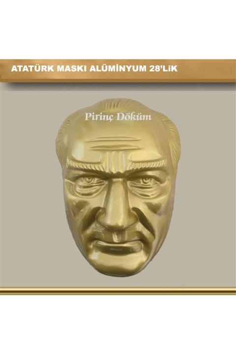 pirinçdöküm Atatürk Maskı Alüminyum 28'lik