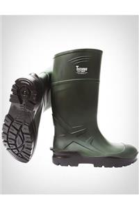 TECHNO BOOTS Unisex Yeşil Çelik Korumasız İş Çizmesi