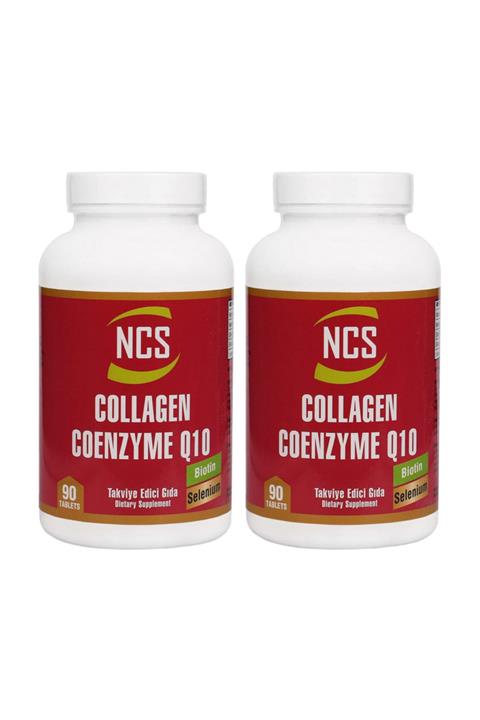 NCS Hidrolize Collagen Coenzyme Q10 Biotin Zinc Selenium 90 Tablet X 2 Adet
