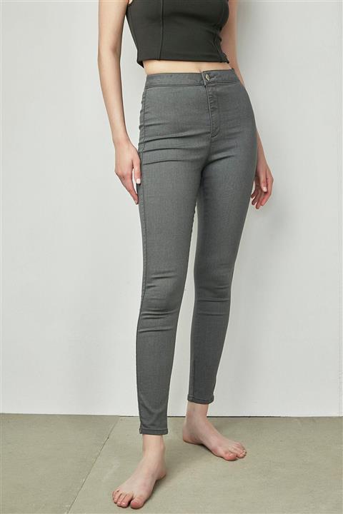 Penti Gri Denim Bu4u Basic Jegging Tayt