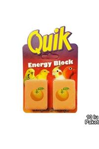 Quik Enerji Bloğu Portakallı 2li 10 Adet