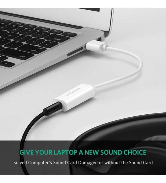 Ugreen Usb To 3.5mm Aux Jack Girişli Harici Ses Kartı