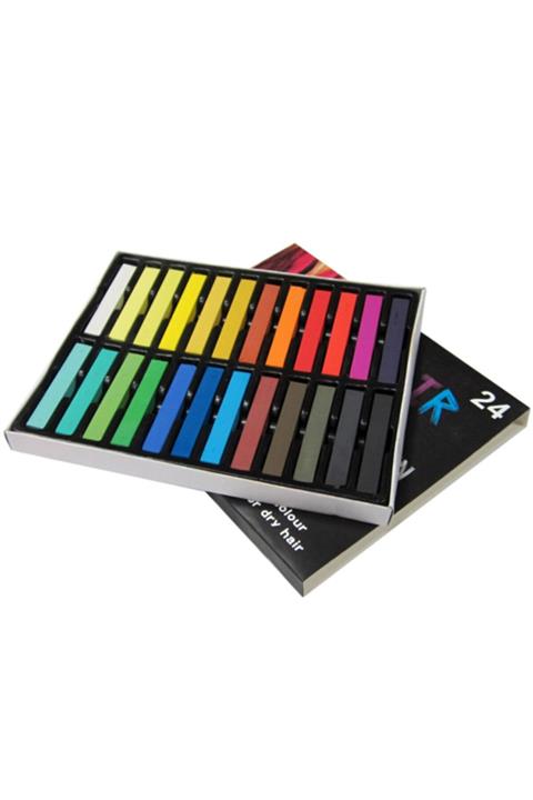 minidünyam 24'lü Saç Tebeşir Seti