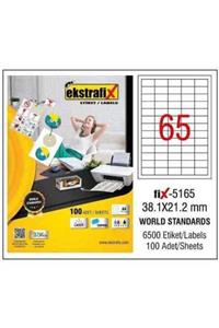 Tekin Ozalit Ekstrafix Fix-5165 Lazer Etiket 38.1x21.2mm