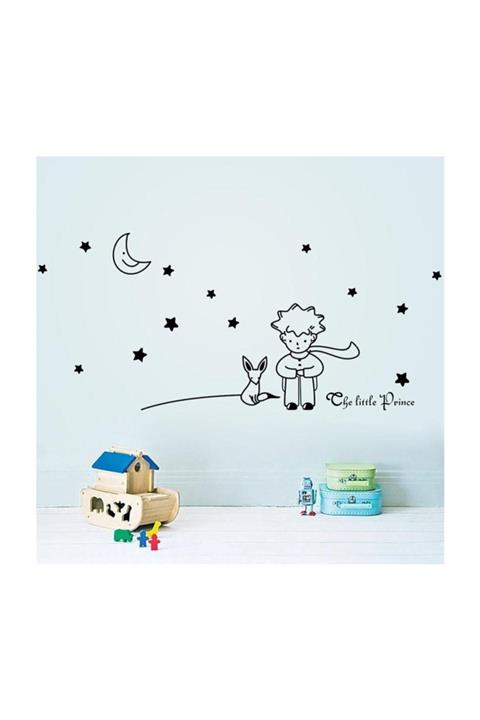 KT Decor Popüler Kitap Peri Masalı Küçük Prens Fox Duvar Sticker