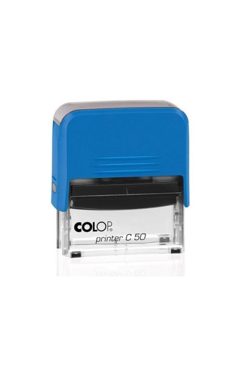 Colop Standart Kaşe Printer Otomatik Mavi C 50