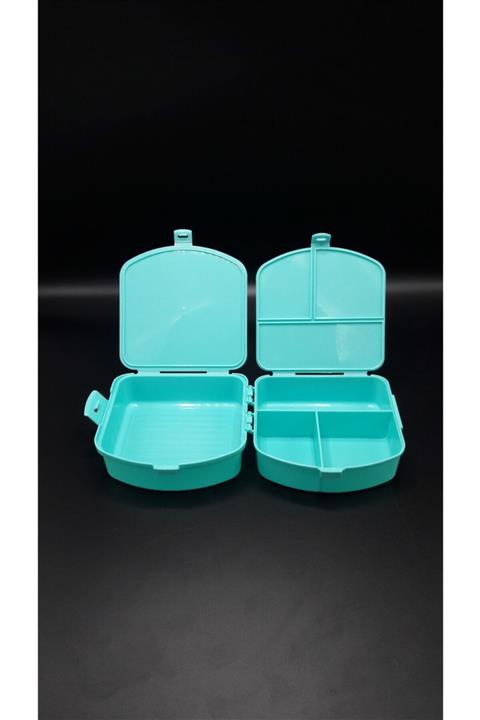 ToMorza Beslenme Kabı- 4 Bolmeli 1.3 L Yeşil