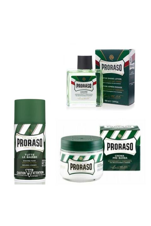 Proraso Okaliptüs Ve Mentol Yağı Serisi 3'lü Set
