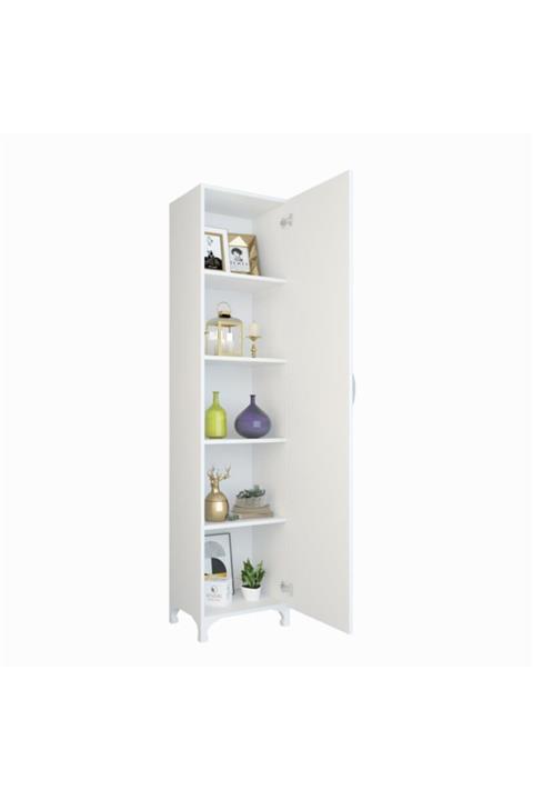 Kenzlife mutfak dolabı mine 188*030*032 byz kapaklı ayaklı banyo evrak ofis kitaplık