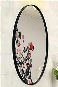 NarHomes Dekoratif Desenli Metal Çerçeveli Yuvarlak Duvar Aynası  60 cm code : 230039